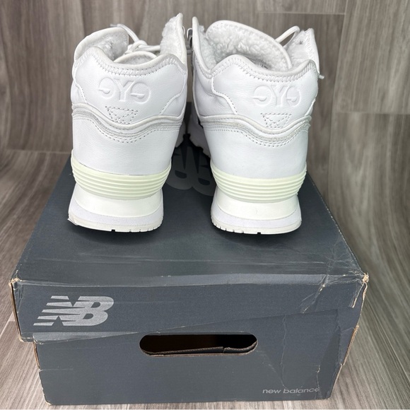 New Balance White High-Top Sneakers main image 10